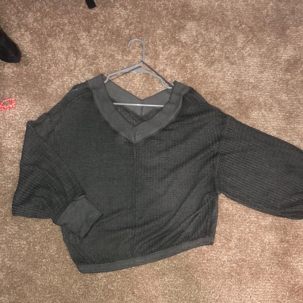 Free people waffle shirt - size XS